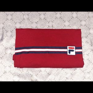 RED FILA TEE SHIRT